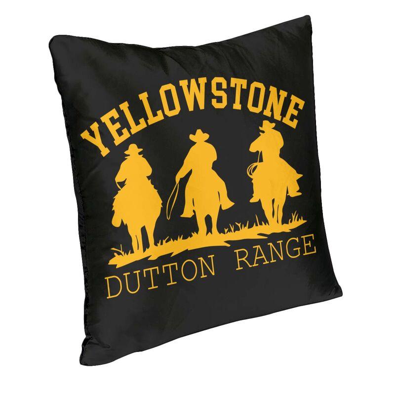 Роскошный чехол для подушки Йеллоустоун 45x45 см, полиэстер Даттон Ранчо, наволочка для дивана, стула, квадратная наволочка, декоративная домашняя наволочка