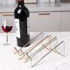 1PCS Retro Metal Red Wine Rack Design Wine Holder Home Bar Decor Shelf Display Beer Whisky Wine Bottles Holder Wine Rack