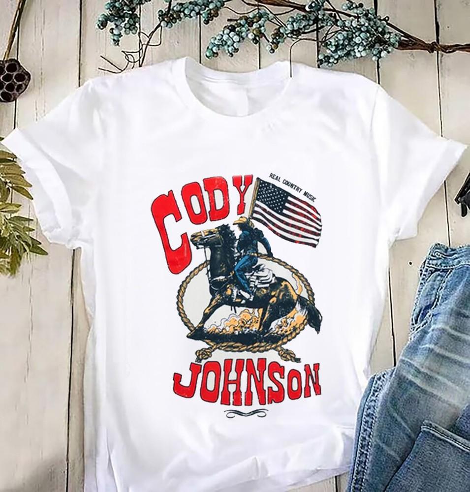 Cody Johnson Real Country Music T-Shirt, Cody Johnson Shirt Gift For Fans Unisex T-Shirt