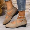 2025 Новая Весна Женские Балетки Повседневная Обувь Круглый Носок Неглубокие Лоферы Однотонные Ретро Комфорт Низкий Каблук Кроссовки Женские Zapatos De Mujer