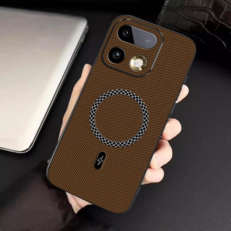 Biruiqu Realme 16 Pro Plus Новый Ультратонкий Магнитный Кожаный Ударопоглощающий Защитный Чехол для Телефона