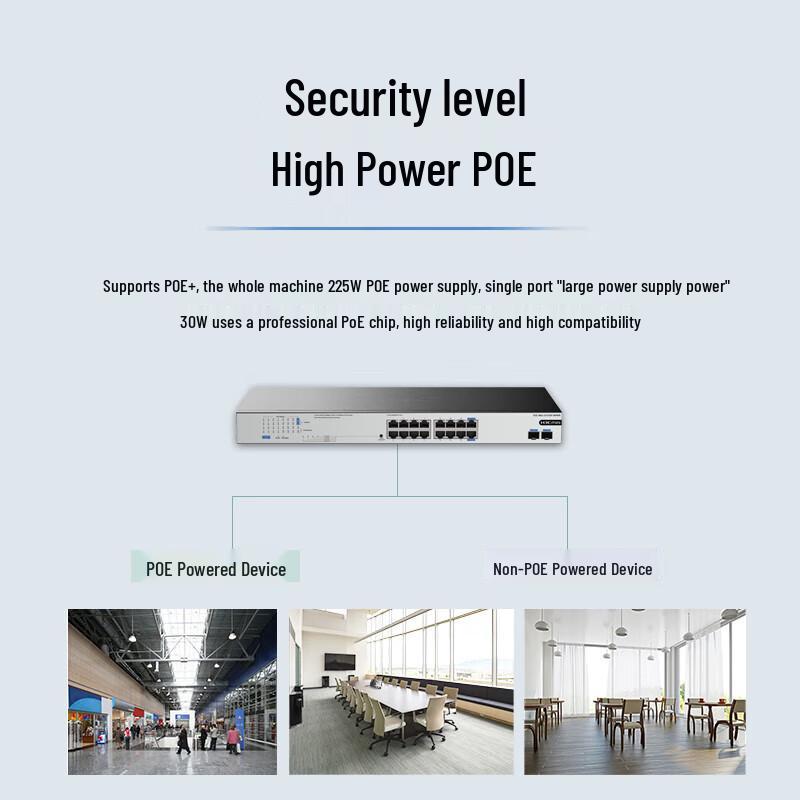 H3C S1252F-PWR 48-Port Gigabit PoE+ Switch