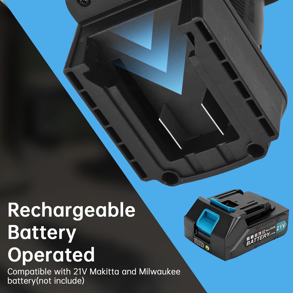 Handheld Electric Air Duster Cordless Portable 1155W 58000RPM Stepless Speed Adjustable Jet Dry