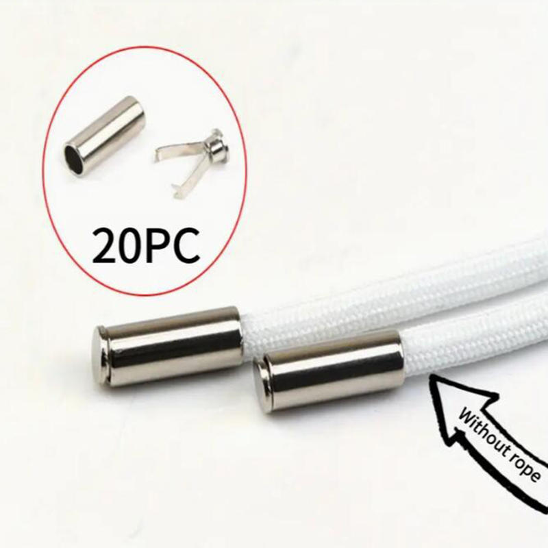 20 шт. Практичные наконечники для шнурков, шляпки, фиксаторы шнурков, многоцелевые сменные головки для шнурков для обуви, курток