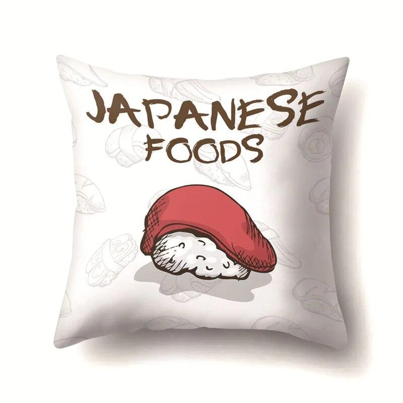 Чехол для подушки «Еда» для автомобиля, офиса, дивана, спальни, гостиной