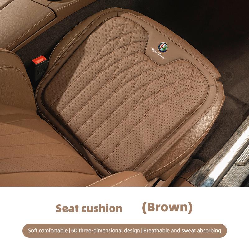 Car Dedicated Seat Cover Memory Sponge Lumbar Support For Alfa Romeo Giulia Stelvio Giulietta 156 159 147 Tonale Brera DiscoTM6