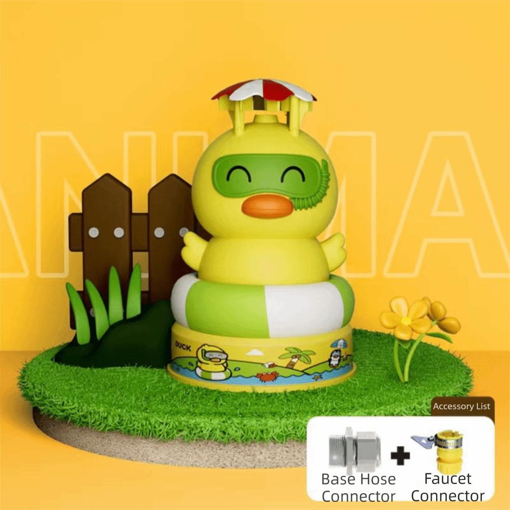 Dinosaur Design Sprinkler Toy Rotating Function Rotating Spray Water Play Water Toy Outdoor Use