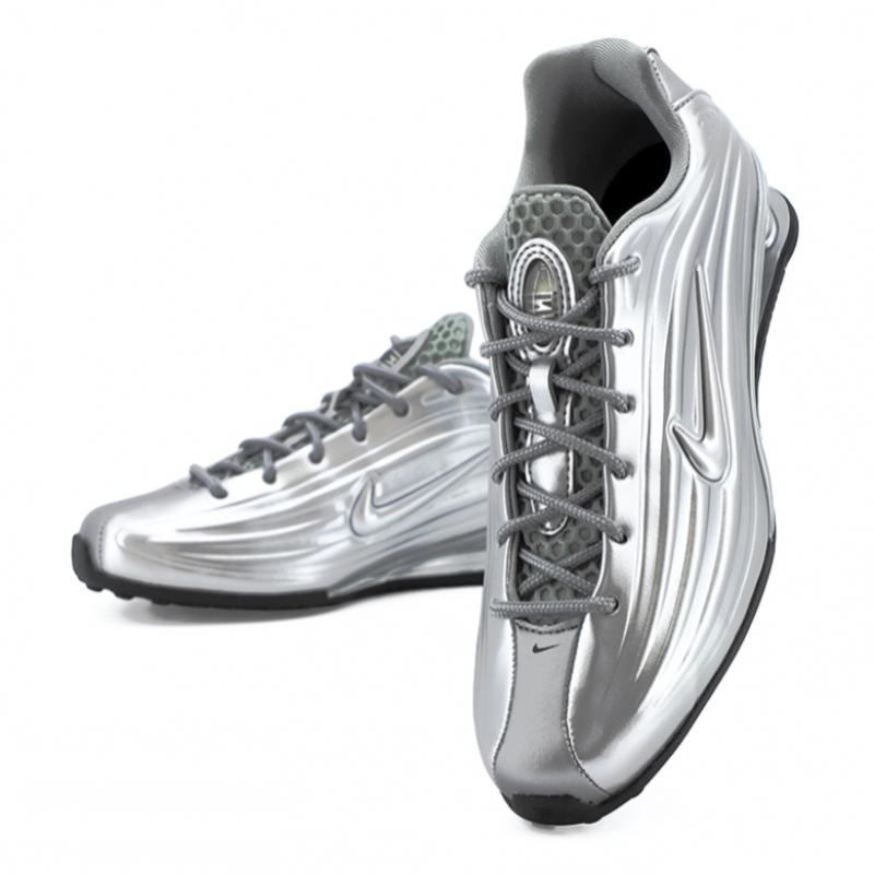Nike W Shox Металлический Серебристый