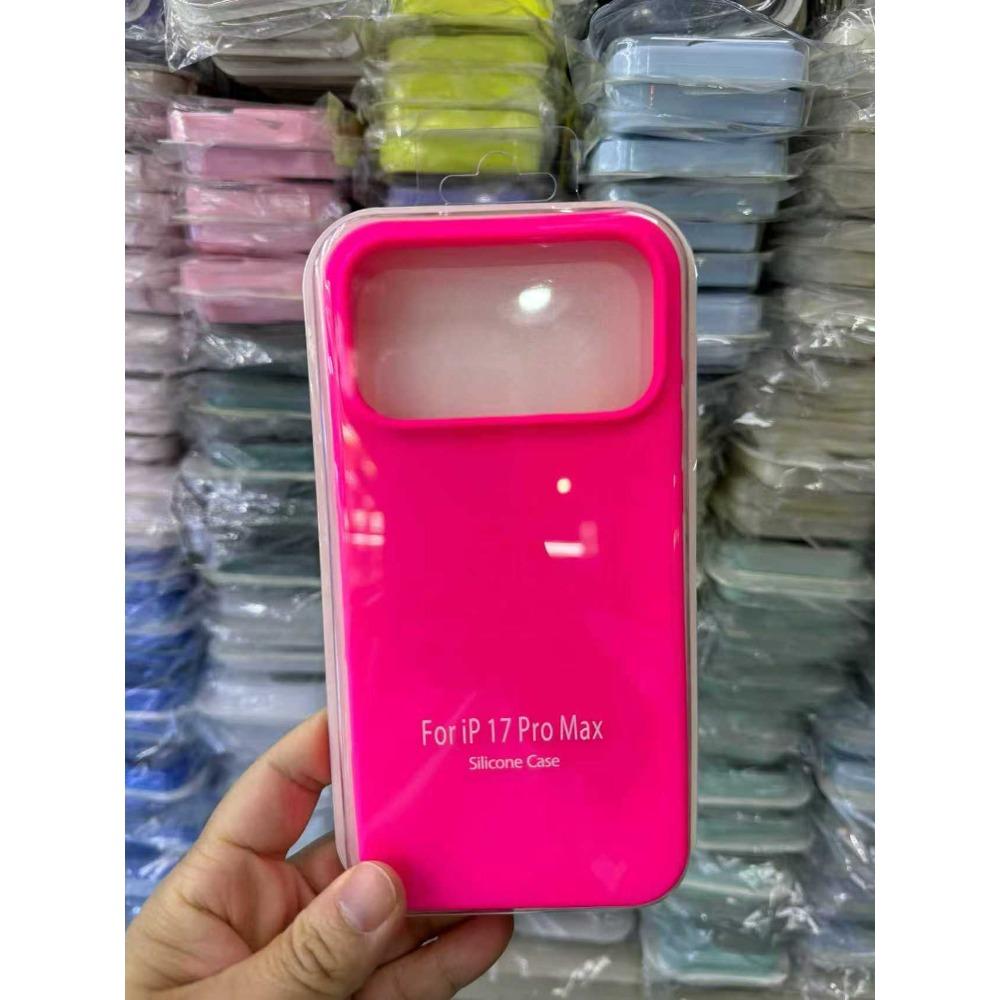 Роскошный чехол из жидкого силикона однотонный, с мягким покрытием Soft-Touch для iPhone 17 Pro Max Air 16E 15 14 Plus 13 12 11, полный комплект, противоударная защитная крышка