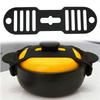 Crock Pot Lid Strap No-Spill Design Reusable Elastic Self-Lock Silicone Tie Heat-Resistant for Cooking and Transport