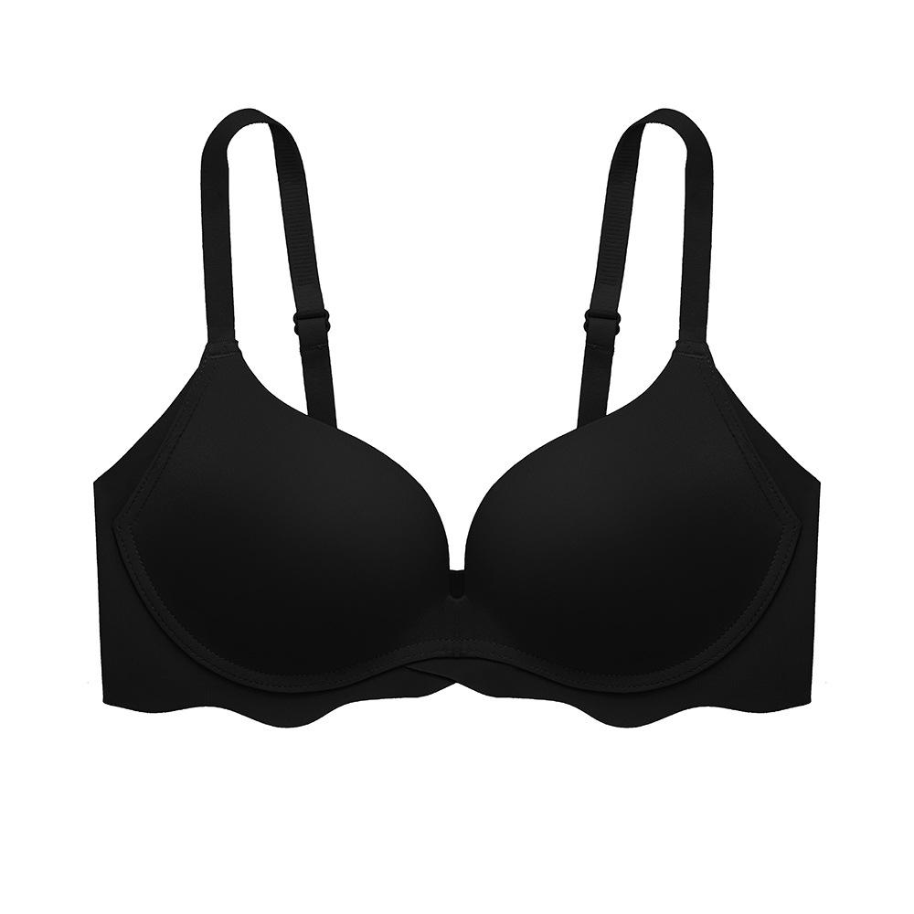 Новое женское нижнее белье телесного цвета без следов, бюстгальтер с кольцами из нержавеющей стали