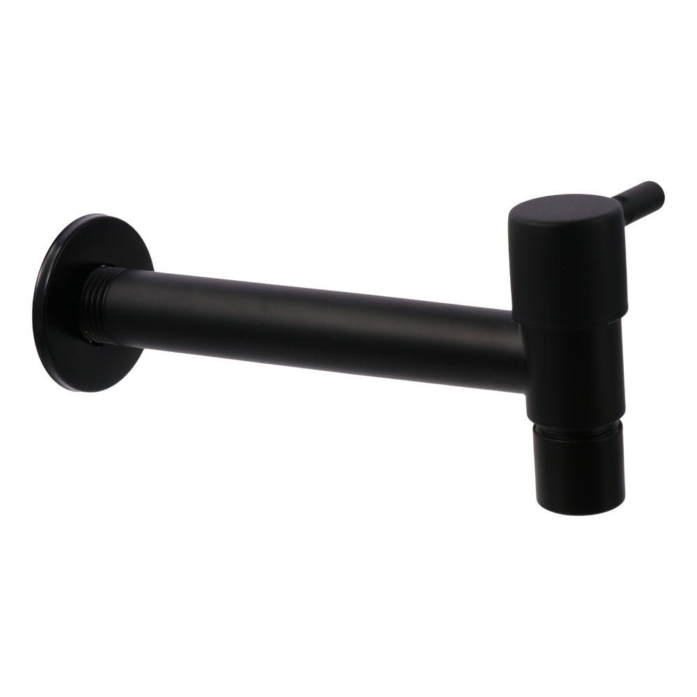 Черные краны для стиральной машины Белое соединение Прочная стиральная машина для ванной комнаты