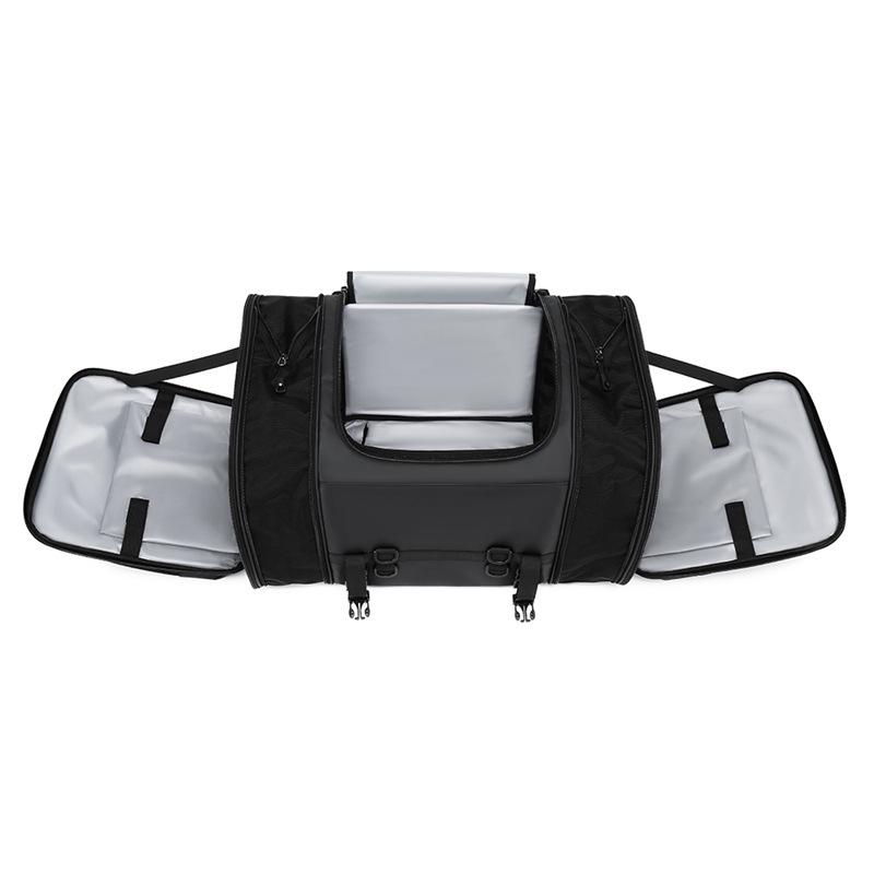 SANXDI Большой задний багажник для мотоцикла - Расширяемая, Сумка на хвост для дальних поездок