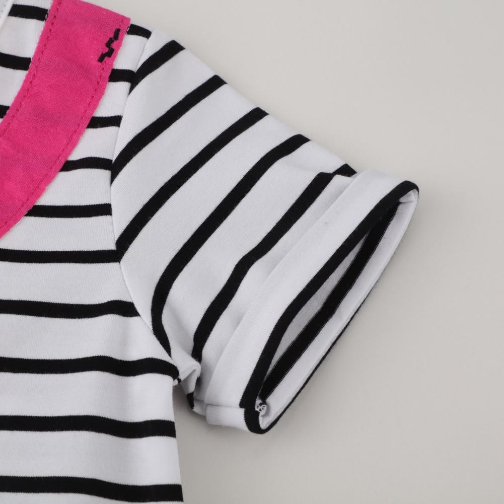 Летнее платье принцессы с короткими рукавами для девочек