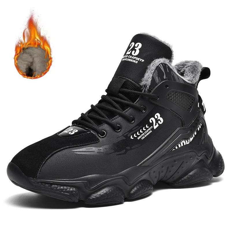 Высококачественная Модная Мужская Обувь для Весны и Осени, и Повседневная Спортивная Обувь для Баскетбола на Толстой Подошве на Шнуровке для Зимы