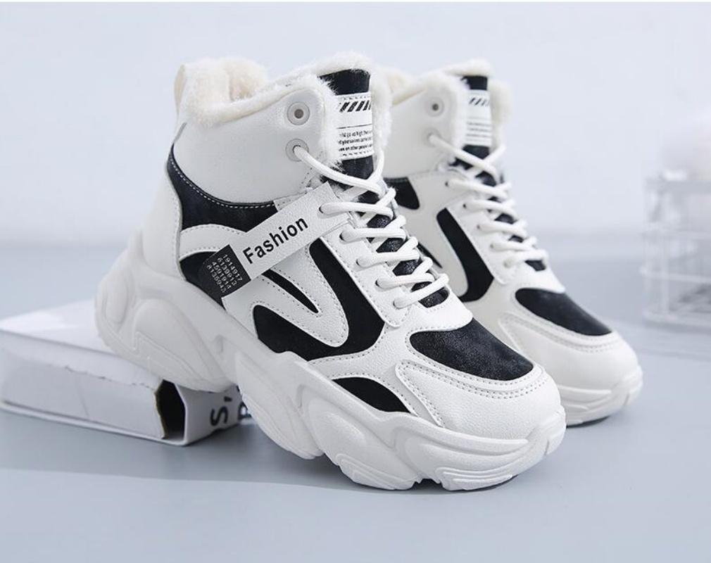 Fashion Winter Women Warm Sneakers Platform Snow Boots Ankle Booties Female Causal Plush Shoes Cotton Ladies Boot Zapatos Mujer