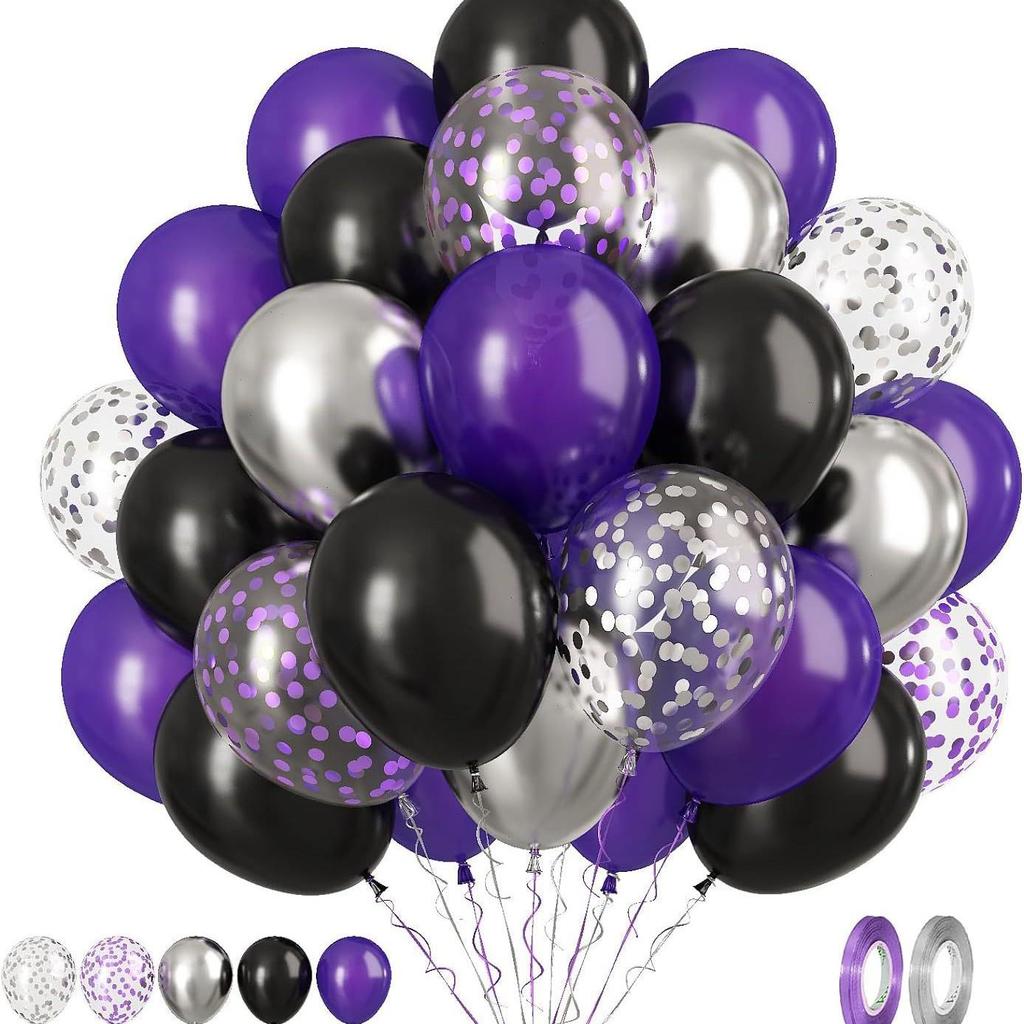 Набор из 30 шаров с конфетти из пайеток для украшения на Рождество, Хэллоуин, День рождения