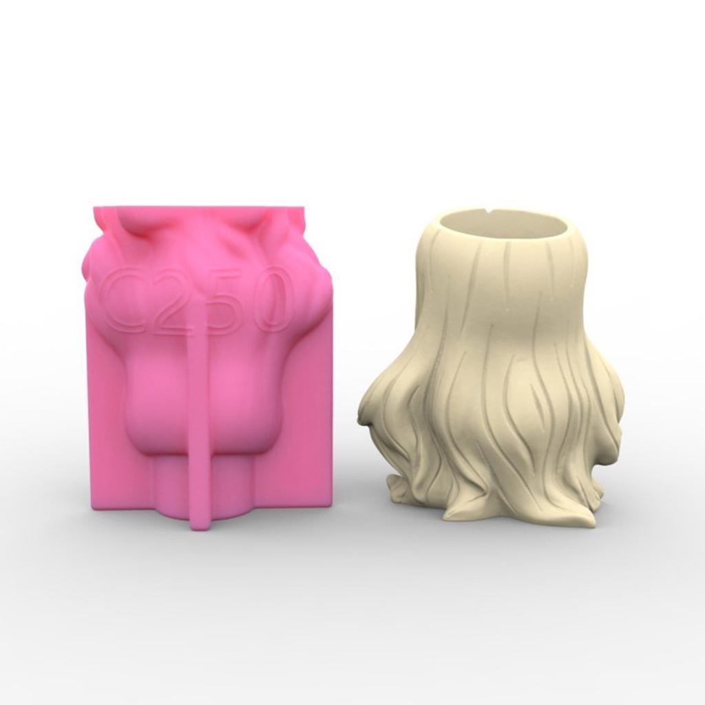 Candles Holder Resin Mold,Gypsum Flower Pot Silicone Molds Girls-Epoxy Resin Casting Molds for DIY Jewelry Storage Box