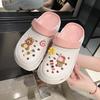 Platform Sandals Women Wear Cute Cartoon Beach Hole Shoes To Increase The Height Of Nurses Bag Head Cool Slippers