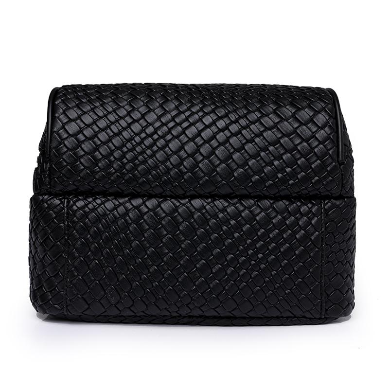 Рюкзак сплошного цвета, женский тканый рюкзак, школьный рюкзак большой емкости