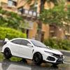 1/32 HONDA Civic Type R FK8 литой автомобиль модель игрушечный транспорт металлический имитация модель автомобиля звук свет коллекция детская игрушка подарок