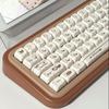 Шоколадные Хрустящие Кейкапы Cherry Foa Высота Pbt 144 Клавиши Милые Iso 2.25/2.75U Пробел ISO Раскладка Alice Кейкапы