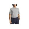 Polo Solid Color Pony Embroidered Straight Fit Short Sleeve Polo Shirt Men Tops Gray 710933390-003