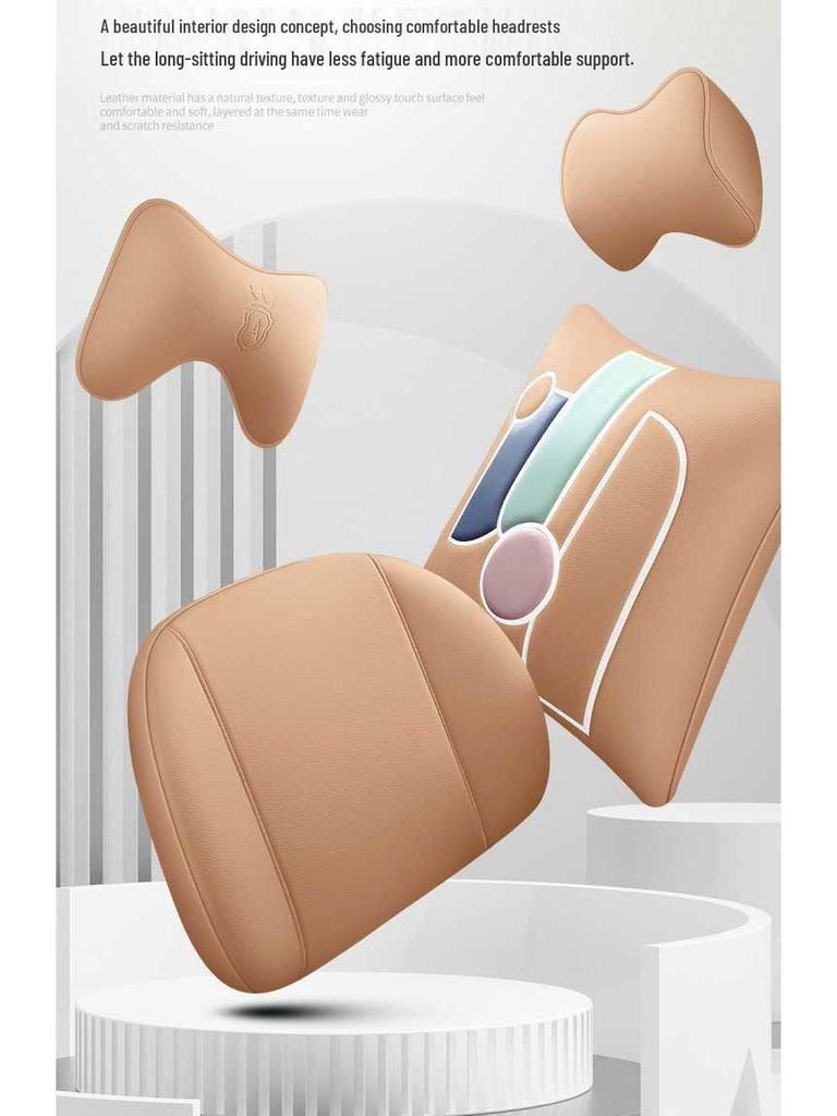 Всесезонные кожаные чехлы на сиденья Geely Galaxy A7, Полное покрытие