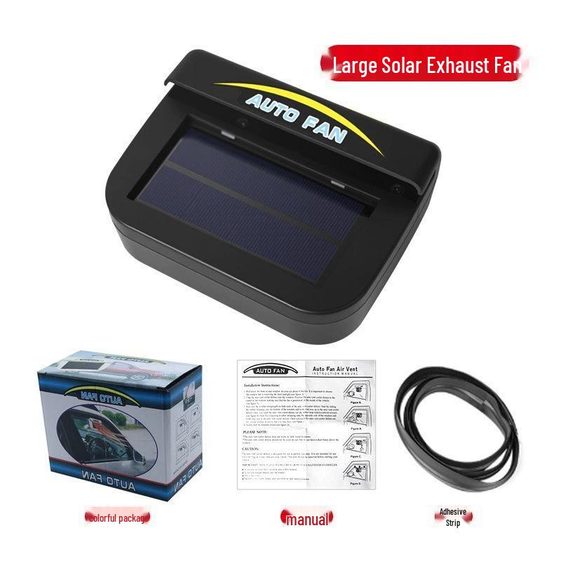 Солнечный автомобильный вентилятор для вентиляции и охлаждения