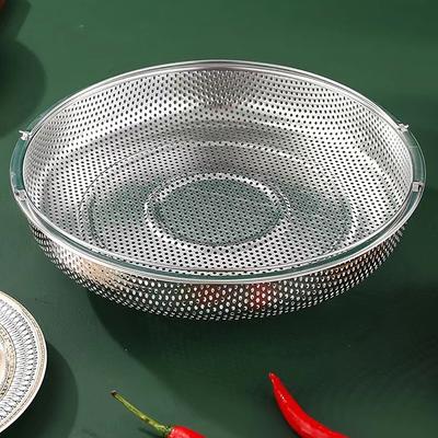 Корзина для пароварки из нержавеющей стали, скороварка, корзина для пароварки с ручкой, сетка для пропаривания, сливной фильтр, кухонная утварь