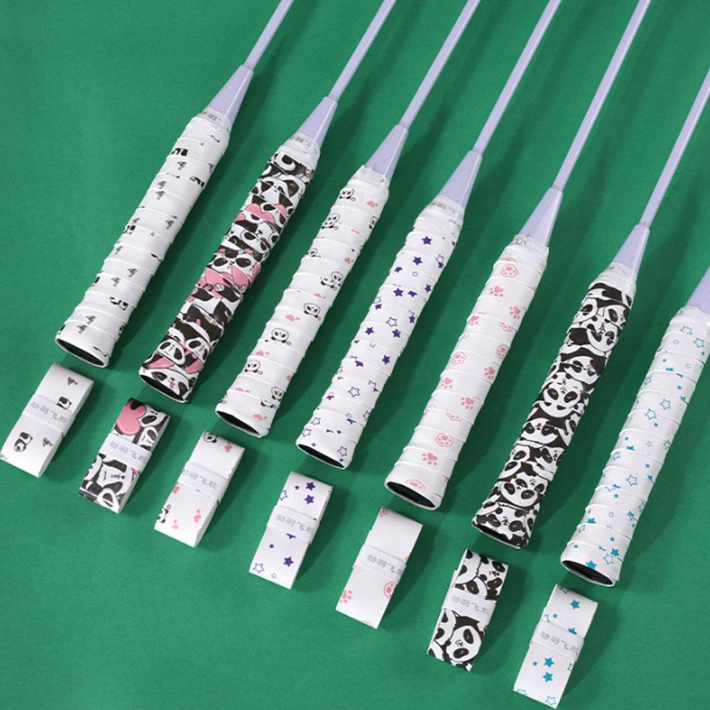 Мультяшный дизайн теннисные ракетки Overgrip впитывающие пот нескользящие ПУ 1 шт для тенниса/бадминтона/квадрат B8O4