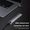 USB-C хаб 8 в 1, совместимый с HDMI, с быстрой зарядкой PD, Type-C на 4K, 100-мегабитный Ethernet-порт для Macbook, ноутбука, компьютера