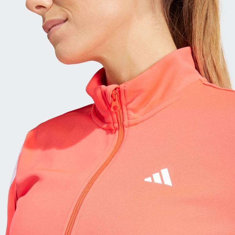 (WMNS) adidas Aeroready Train Essentials 3-Stripes Track Top Asia Sizing 'Pink' Women's IS3976