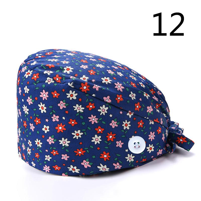 38 стилей, пылезащитная шляпа, повседневная унисекс, модная шляпа с принтом, рабочая шляпа на пуговицах, шляпа для операционной