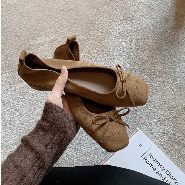 Виноградная мать studiolee темперамент квадратная голова легкий рот бант маленький толстый каблук универсальный леопардовый принт супер мягкие одинарные туфли женские осень