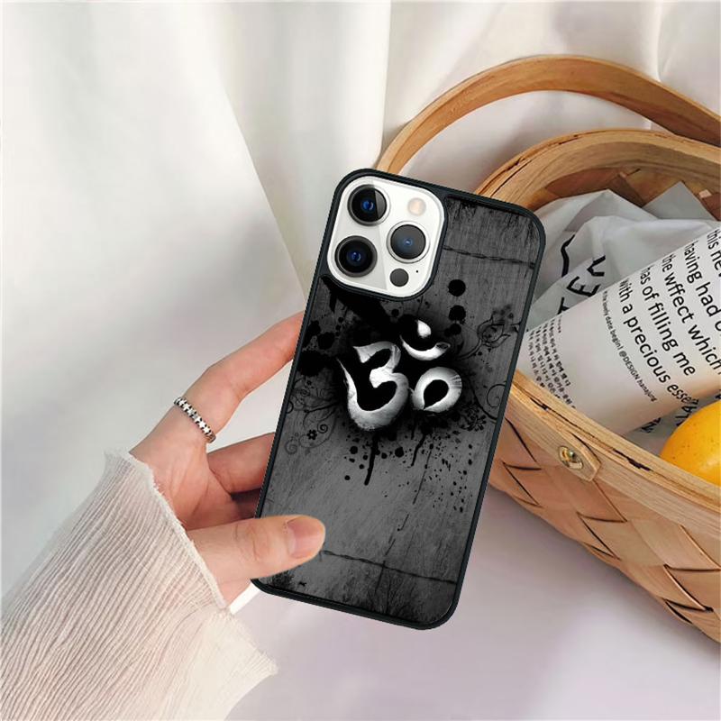 Aum om Намасте Символ Дзен Йога Чехол для телефона Для iPhone 17 Air 16 15 14 11 12 13 Pro MAX Plus coque Чехол Оболочка