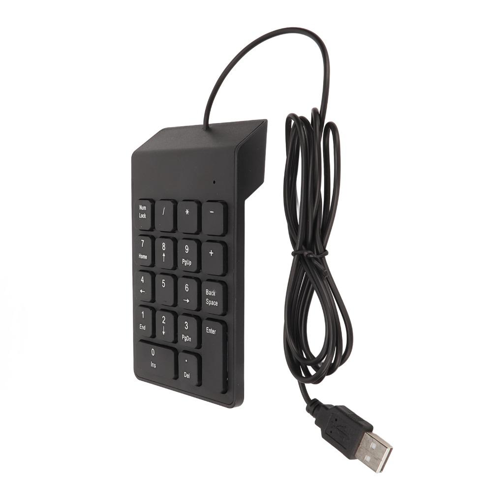 1PCS/2PCS 18 Keys USB Numeric Keypad Easy Installation Mechanical Number Pad  Office