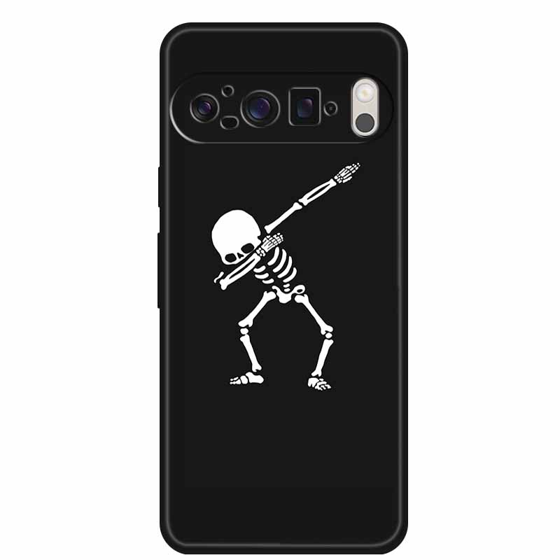 Чехол для Google Pixel 10 Pro XL 5G Милый Кот ТПУ Черный Мягкий Силикон Задняя Крышка Цветы Ударопрочный Бампер Чехол 6.8" Чехол для Телефона