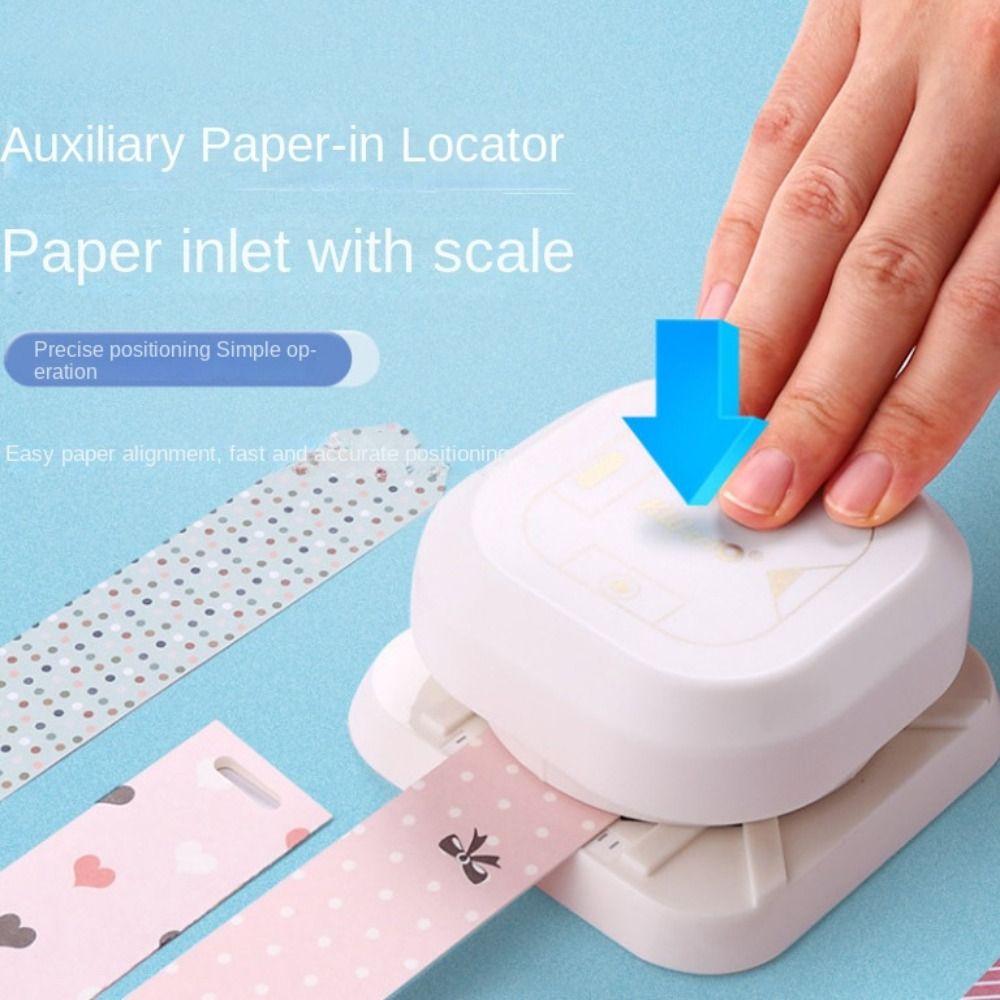 Binding Embossing Tool Punching Mini Paper Punch Mini DIY Paper Puncher School Office Supply