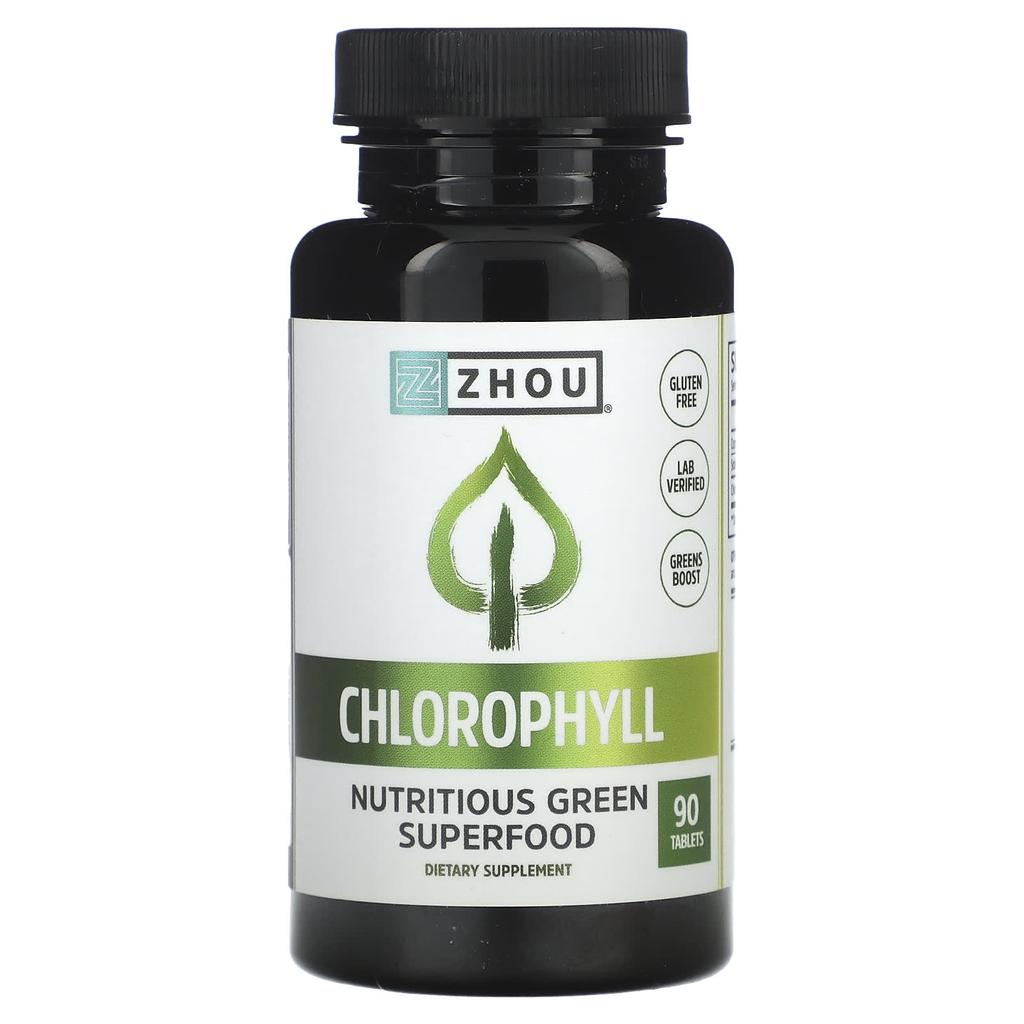Zhou Nutrition Chlorophyll, 90 Tablets