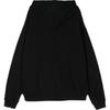 Off-White Толстовка с капюшоном с длинным рукавом и буквенным принтом свободного кроя, мужская, черная, OMBB085F24FLE00M1001
