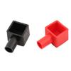 2Pcs Universal Square Motorcycle Car Battery Terminals Rubber Covers Battery Terminals Protection Sleeve Positive Negative Pole Cover