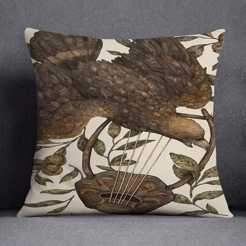 Серия лесных животных, наволочка с декоративным узором для гостиной, дивана, спальни, украшение для дома, наволочка, украшение автомобиля, подушка