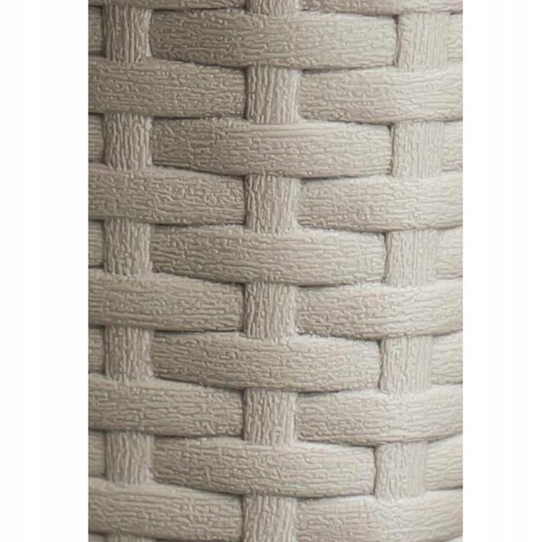 Caramel rattan balcony flowerpot 40 cm