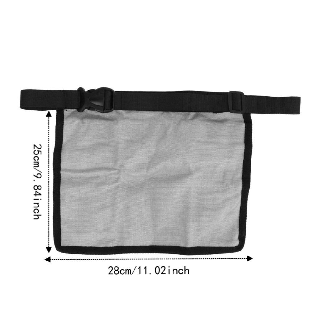 Heavy-Duty Tool Waist Apron Adjustable Strap Work Apron Belt Multi-Pocket Tool Pouch Outdoor Use