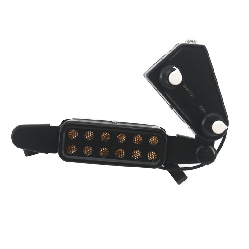 12 Sound Hole Pickup Acoustic Electric Transducer With Volume Tone Tuner Kit 3M Length Audio Cable