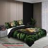 3pcs Tiger In the Jungle Pattern Bedding Set, 1 Duvet Cover and 2 Pillowcases, for Teenagers and Adults Bedroom, Birthday Gift