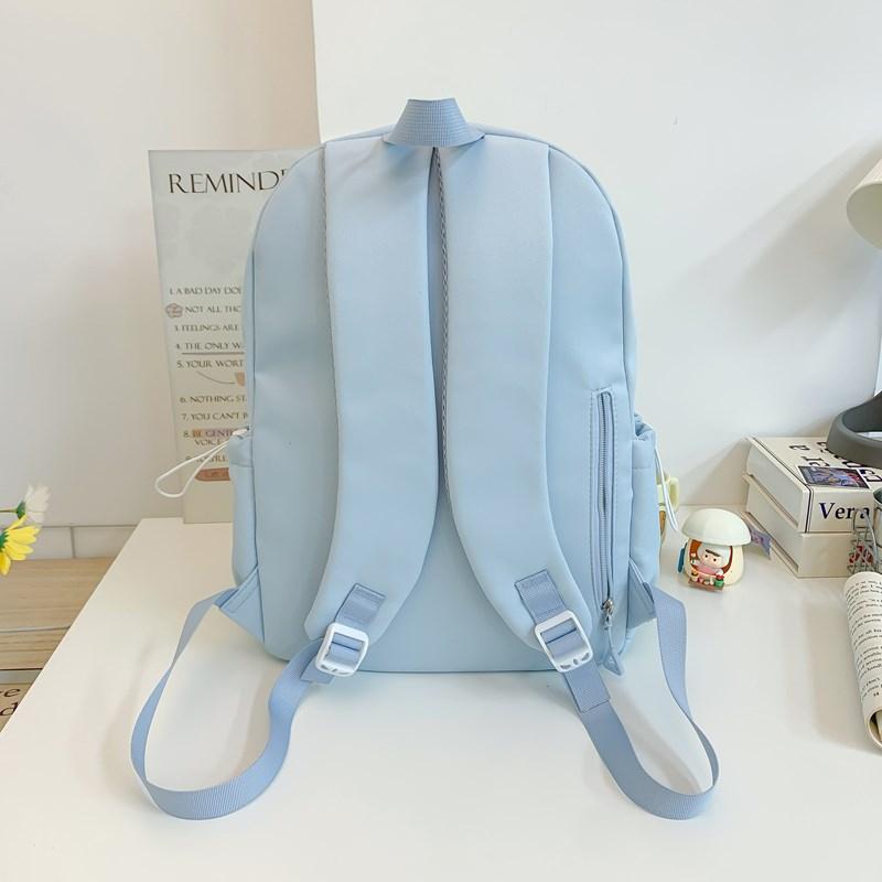 Школьный рюкзак для студента, женский, контрастный цвет