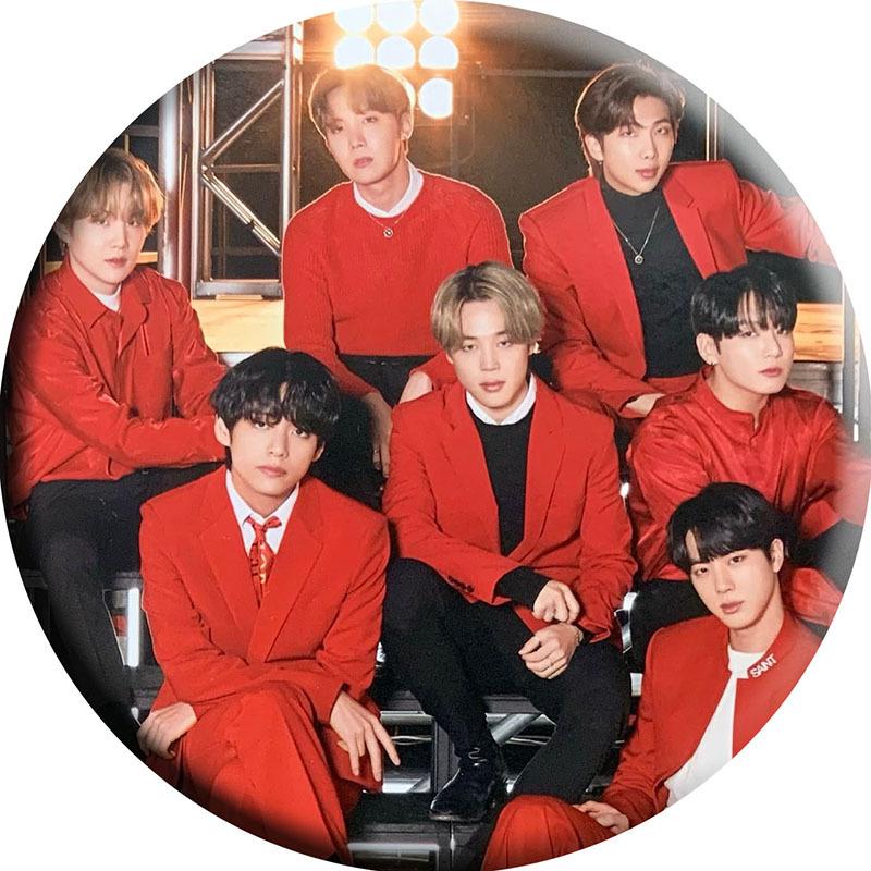 BTS Карта Души ПО:E Концерт Карманное Зеркало Брелок Портативное Косметическое Зеркало Подвеска на Сумку Рюкзак Аксессуар для Одежды ARMY Коллекционный Подарок