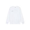 Puma Solid Color Casual Crew Neck Loose Sweatshirt Unisex Sweatshirt White 625075-02